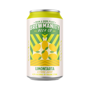 Brewmanity Beer Co - Limontarta Limoncello Sour 4.5% 375ml Can