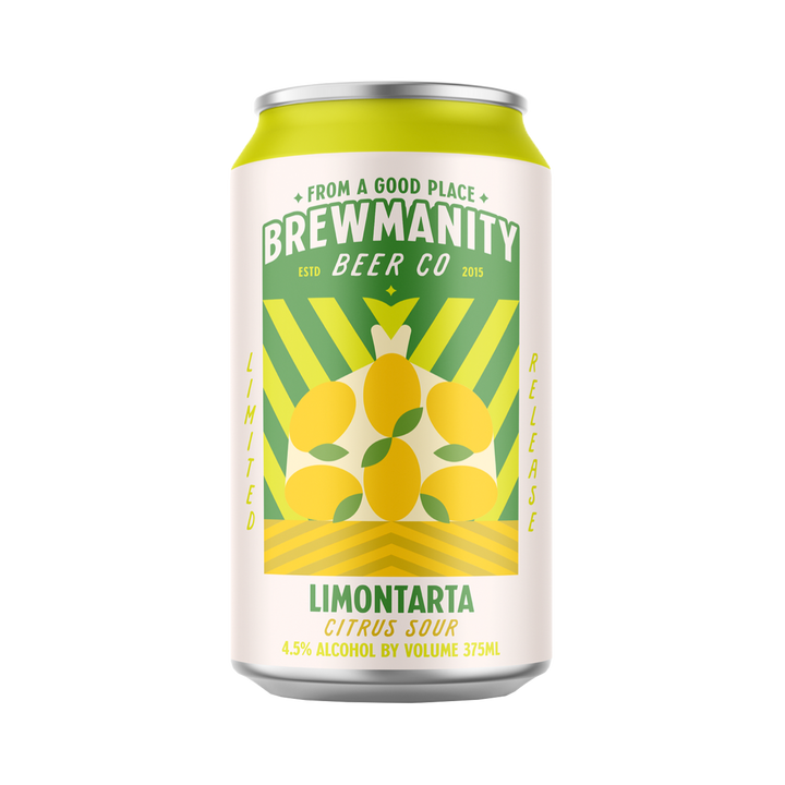 Brewmanity Beer Co - Limontarta Limoncello Sour 4.5% 375ml Can
