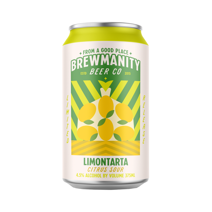 Brewmanity Beer Co - Limontarta Limoncello Sour 4.5% 375ml Can