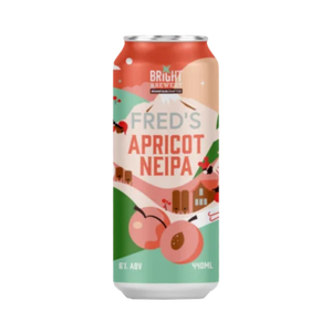 Bright Brewery - Fred's Apricot NEIPA 6% 440ml Can