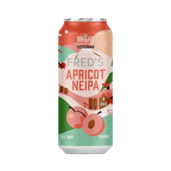 Bright Brewery - Fred's Apricot NEIPA 6% 440ml Can