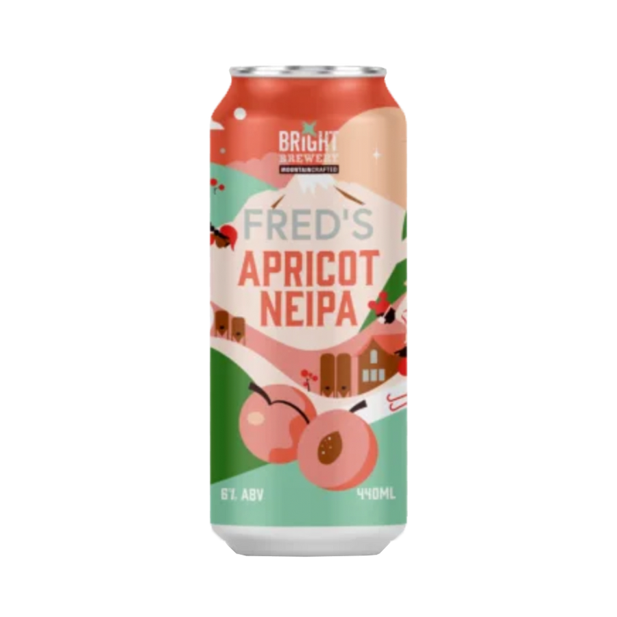 Bright Brewery - Fred's Apricot NEIPA 6% 440ml Can