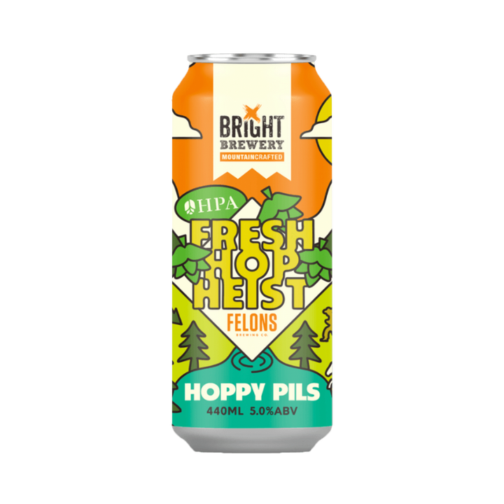 Bright Brewery - Fresh Hop Heist Hoppy Pilsner 5% 440ml Can