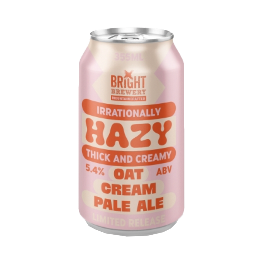 Bright Brewery - Irrationally Hazy Oat Cream Pale 5.4% 355ml Can