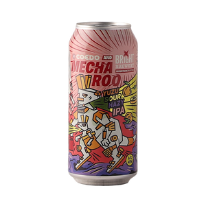 Bright Brewery - Mecha Roo Yuzu Sour Hazy IPA 6% 440ml Can