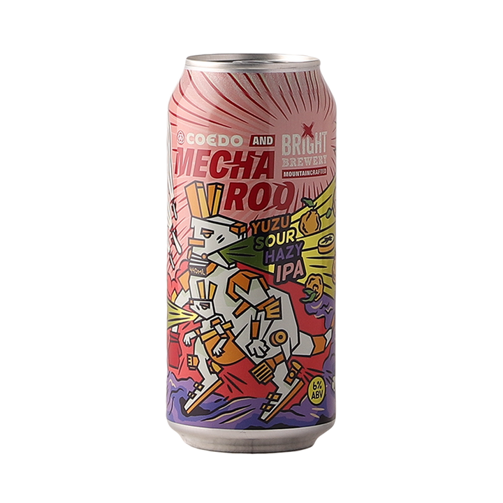 Bright Brewery - Mecharoo Yuzu Sour Hazy IPA 6% 440ml Can