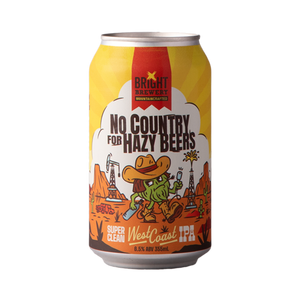 Bright Brewery - No Country For Hazy Beers West Coast IPA 6.5% 355ml Can