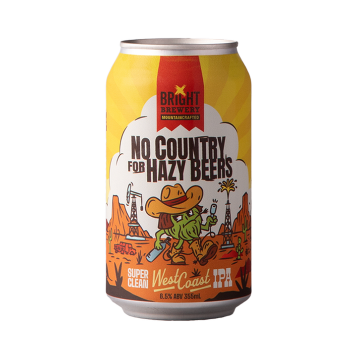 Bright Brewery - No Country For Hazy Beers West Coast IPA 6.5% 355ml Can