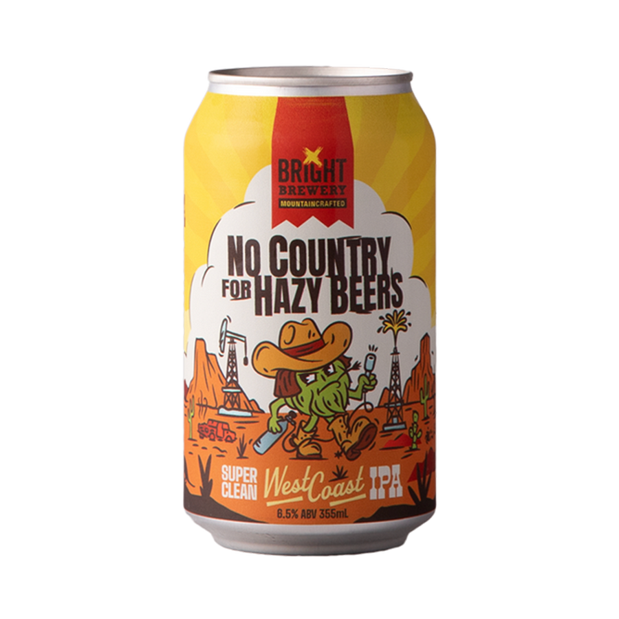 Bright Brewery - No Country For Hazy Beers West Coast IPA 6.5% 355ml Can