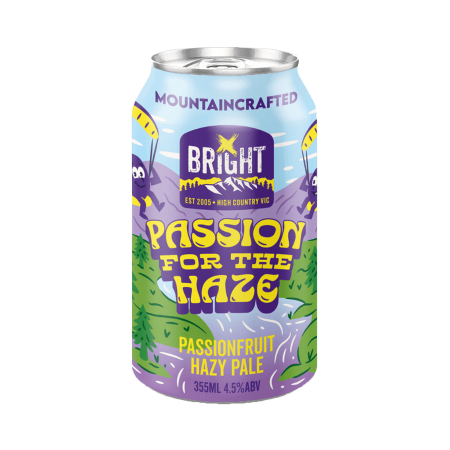 Bright Brewery - Passion For The Haze Passionfruit Hazy Pale 4.5% 355ml Can