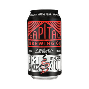 Capital Brewing Co - First Tracks Imperial Stout 10.5% 375ml Can