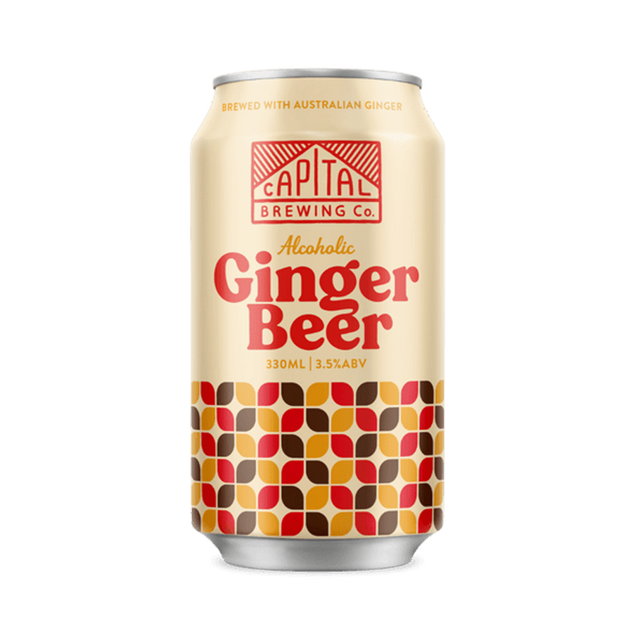Capital Brewing Co - Alcoholic Ginger Beer 3.5% 330ml Can