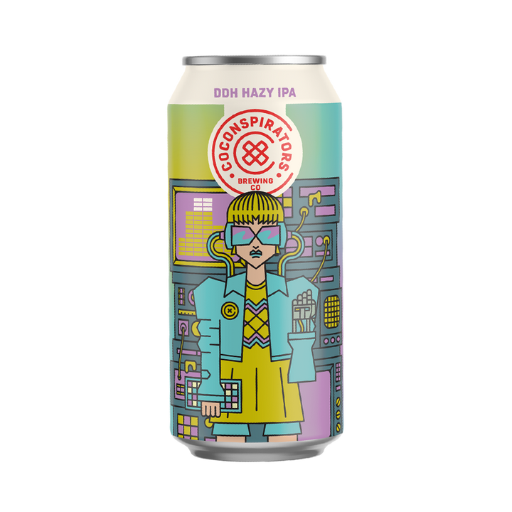 Co Conspirators Brewing Co - The Hacker Double Dry Hopped Hazy IPA 7% 440ml Can