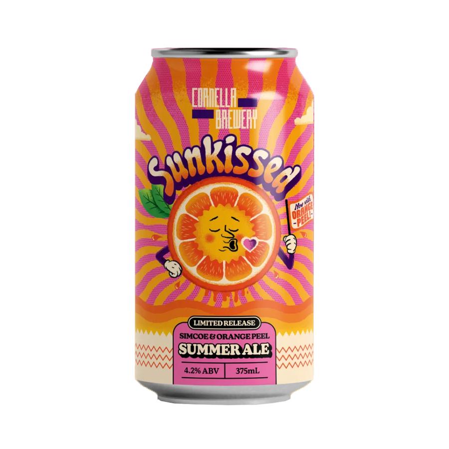 Cornella Brewery - Sunkissed Summer Ale 4.2% 375ml Can