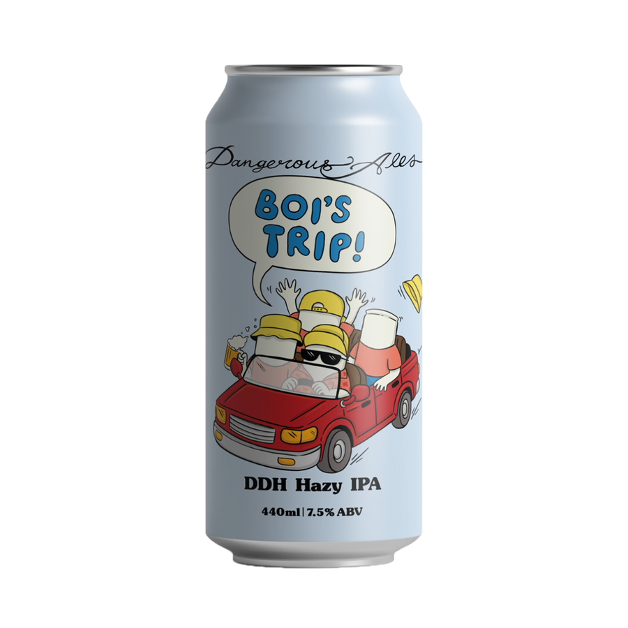 Dangerous Ales - Boi's Trip Double Dry Hopped Hazy IPA 7.5% 440ml Can