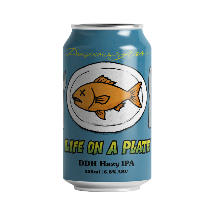 Dangerous Ales - Life on a Plate DDH Hazy IPA 6.8% 355ml Can