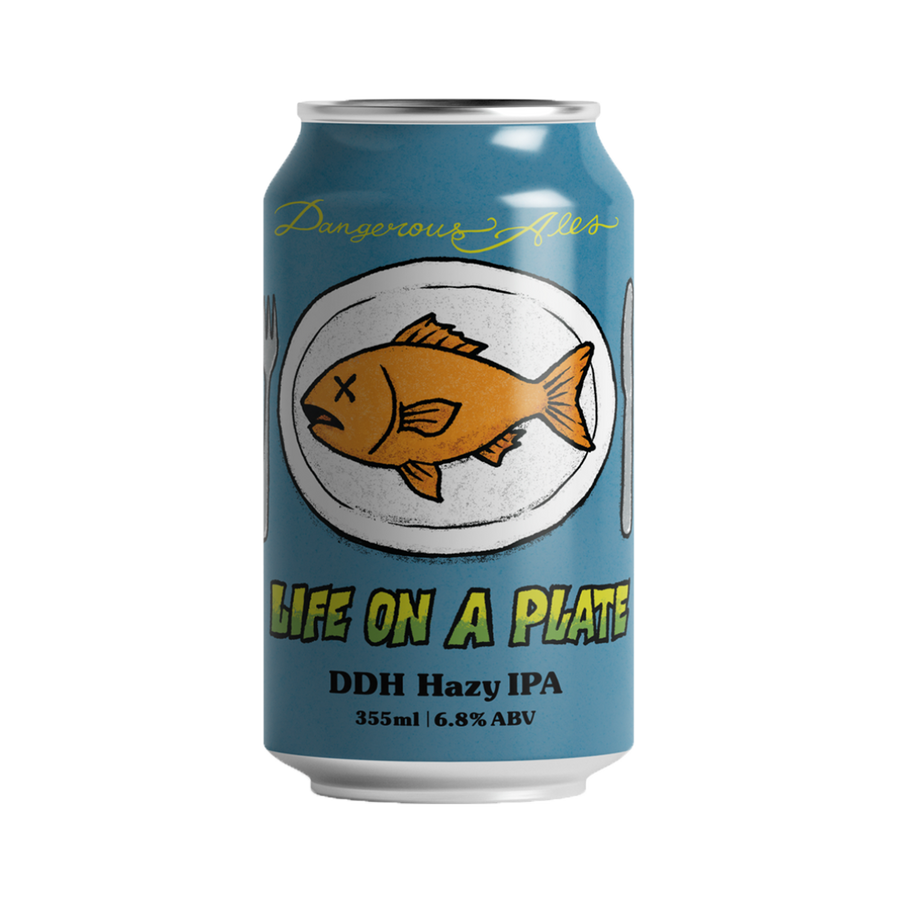 Dangerous Ales - Life on a Plate DDH Hazy IPA 6.8% 355ml Can