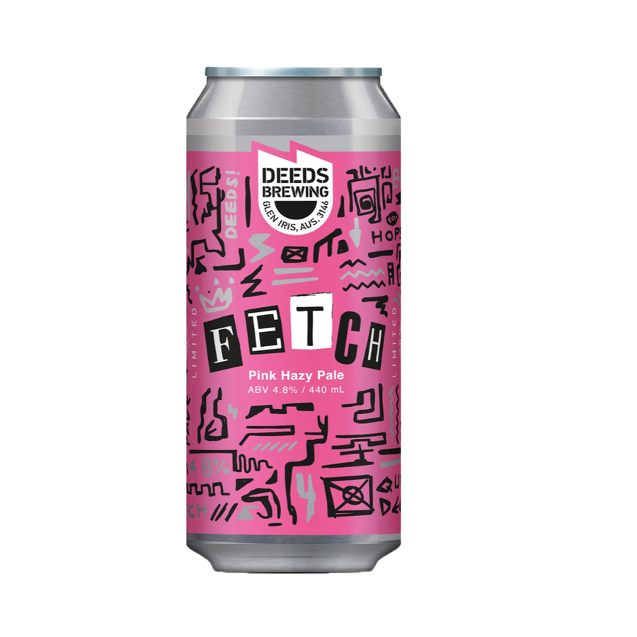 Deeds Brewing - Fetch Pink Hazy Pale 4.8% 440ml Can