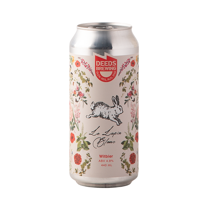 Deeds Brewing - Le Lapin Witbier 4.8% 440ml Can