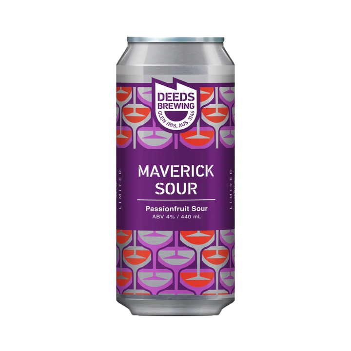 Deeds Brewing - Maverick Passionfruit Sour 4% 440ml Can