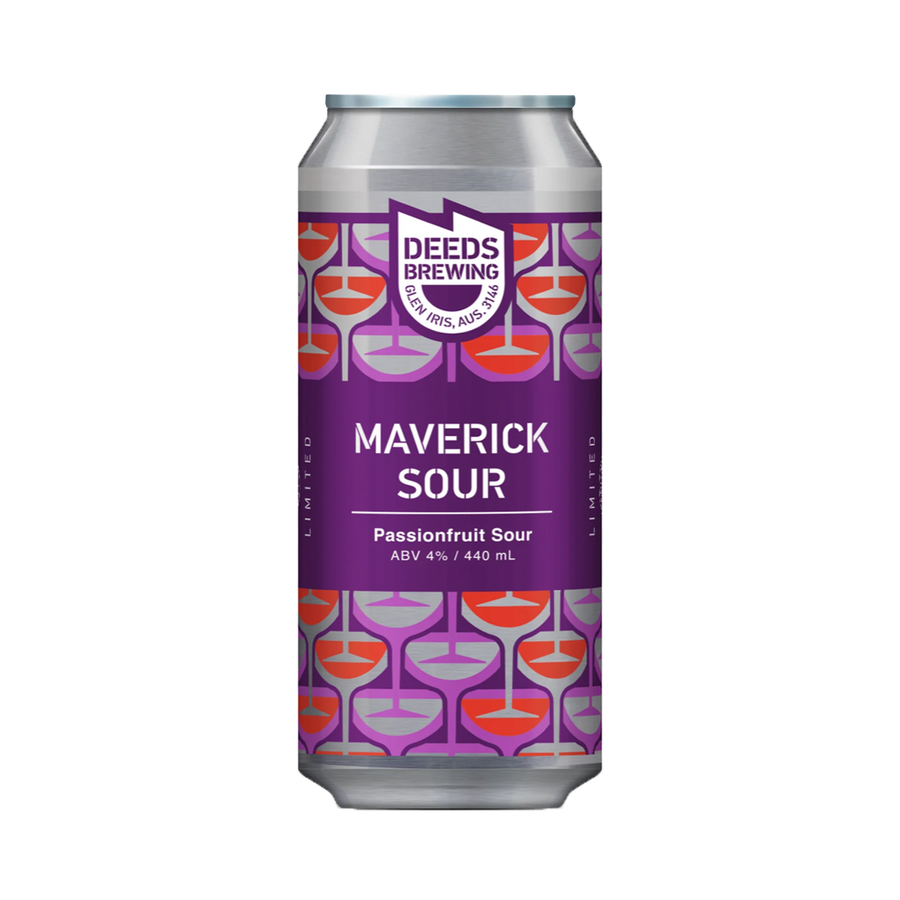 Deeds Brewing - Maverick Passionfruit Sour 4% 440ml Can