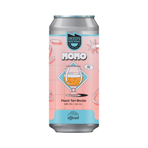Deeds Brewing - Momo Peach Tart Blonde 6% 440ml Can