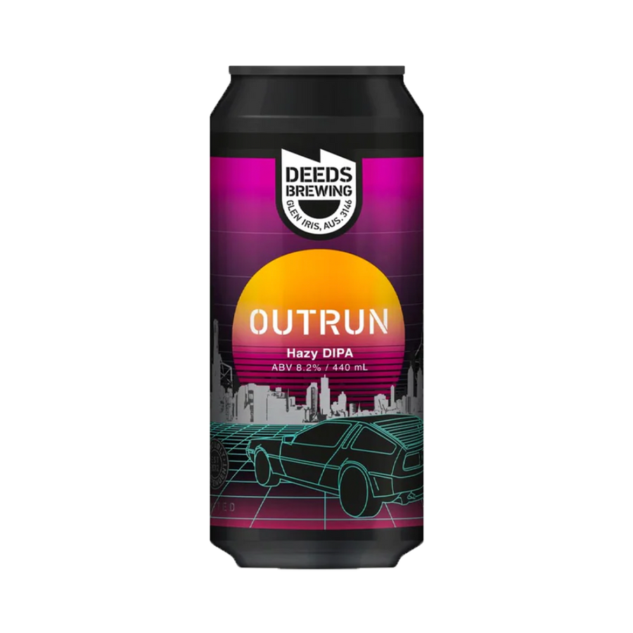 Deeds Brewing - Outrun Hazy Double IPA 8.2% 440ml Can