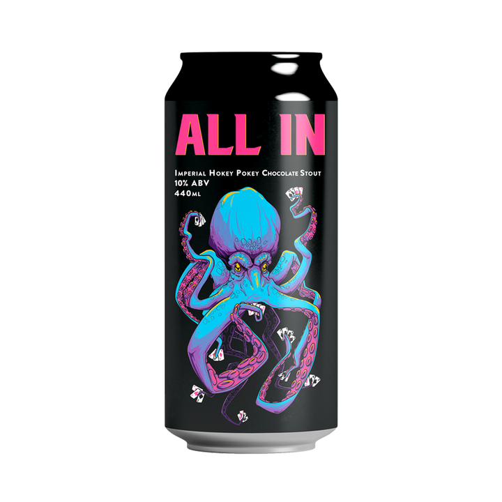 Double Vision Brewing - All In Imperial Hokey Pokey Chocolate Stout 10% 440ml Can
