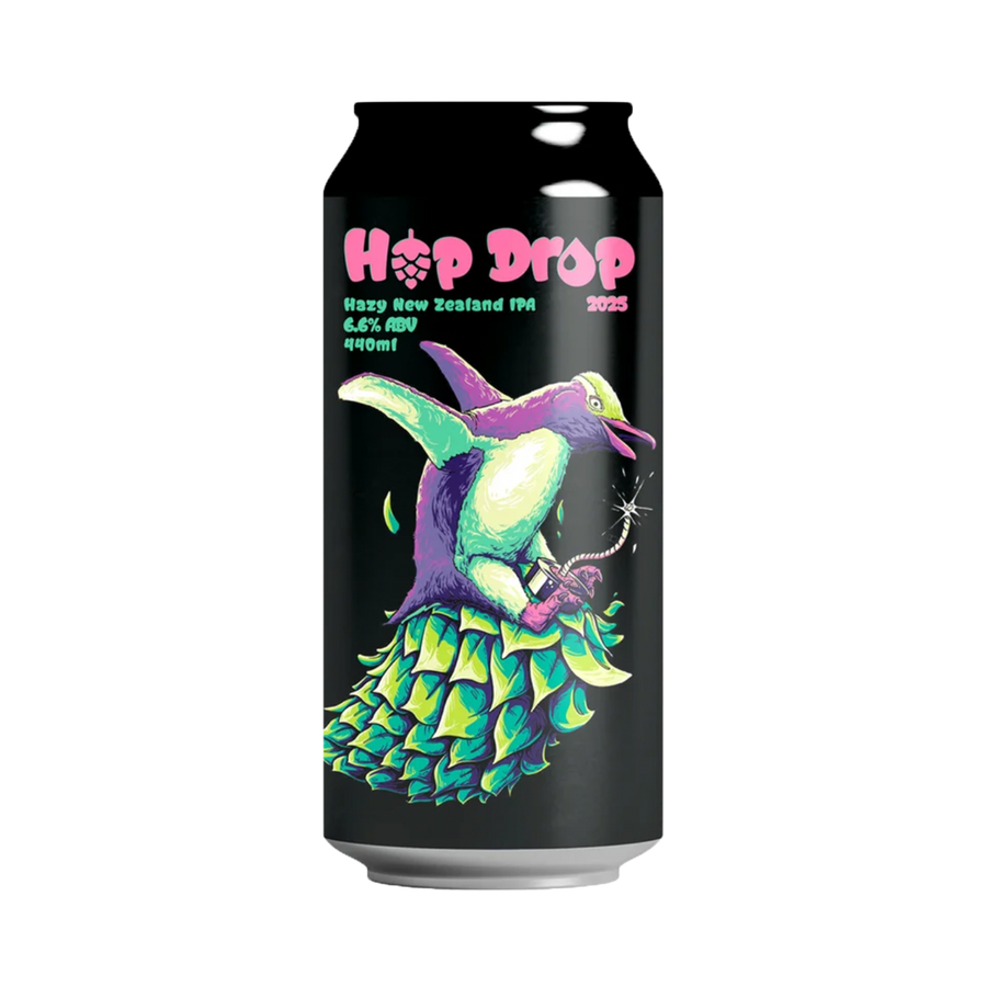 Double Vision Brewing - Hop Drop 2025 Hazy New Zealand IPA 6.6% 440ml Can