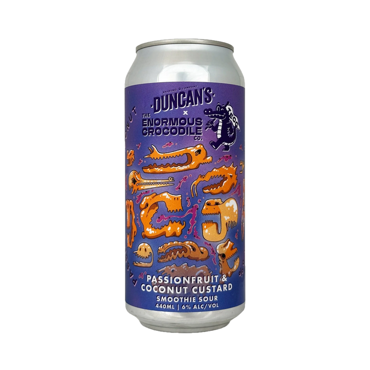 Duncan's Brewing - Passionfruit & Coconut Custard Smoothie Sour 6% 440ml Can