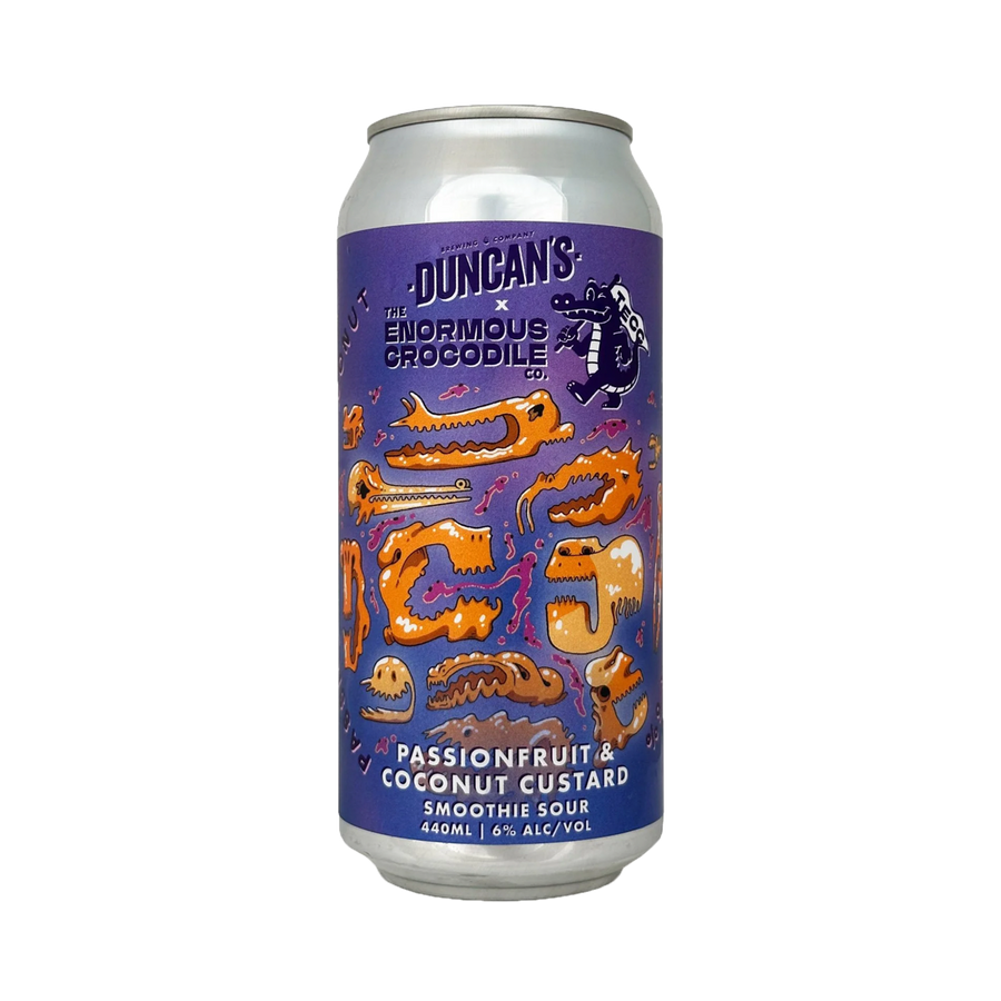 Duncan's Brewing - Passionfruit & Coconut Custard Smoothie Sour 6% 440ml Can