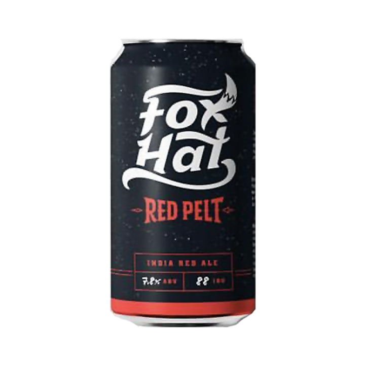 Fox Hat Brewing - Red Pelt India Red Ale 7.8% 375ml Can