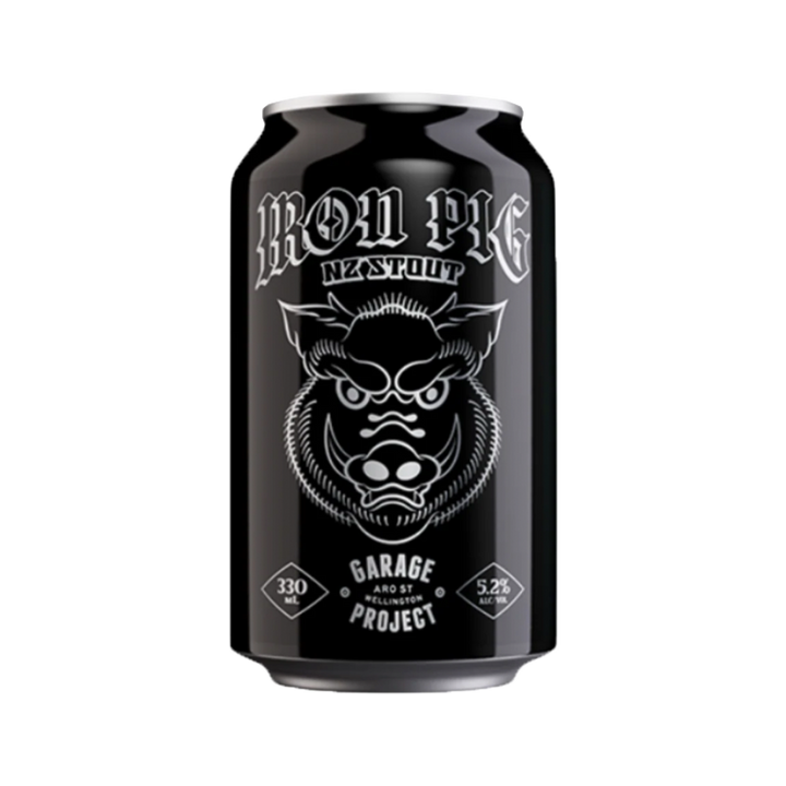 Garage Project - Iron Pig NZ Stout 5.2% 330ml Can