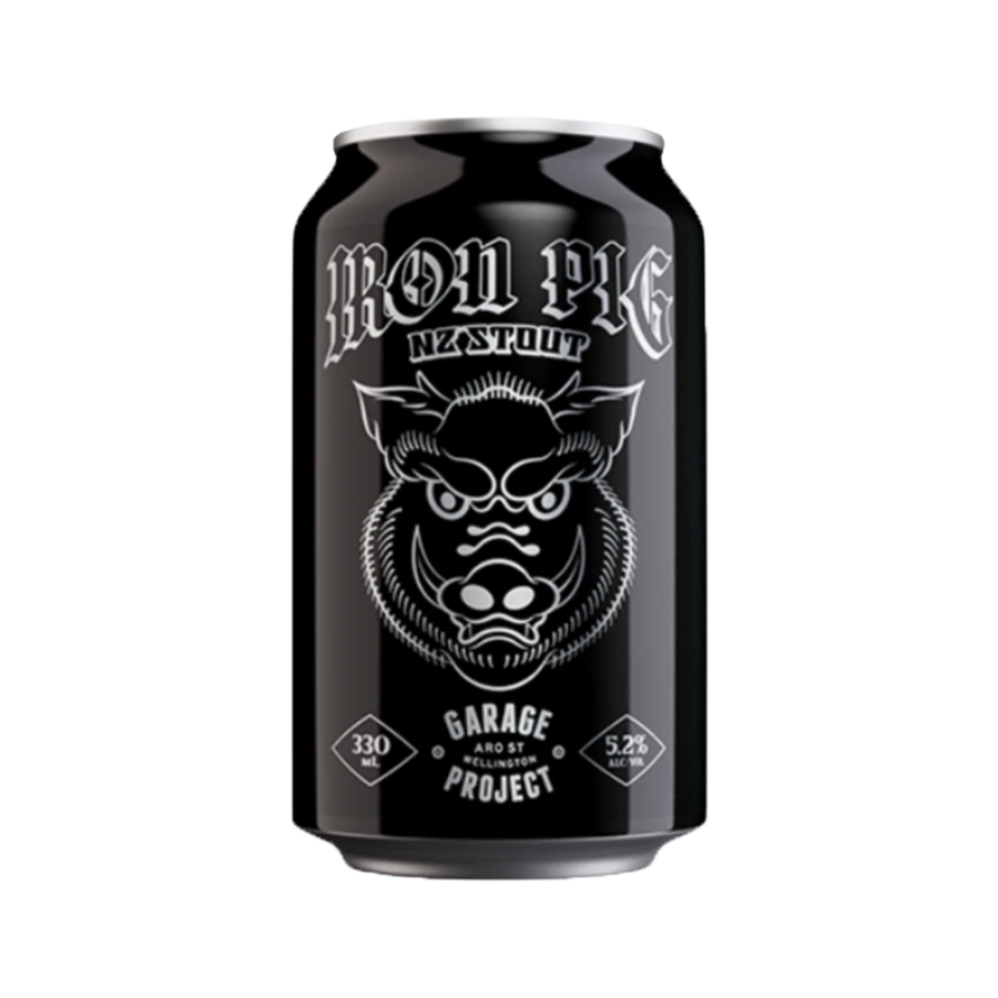 Garage Project - Iron Pig NZ Stout 5.2% 330ml Can