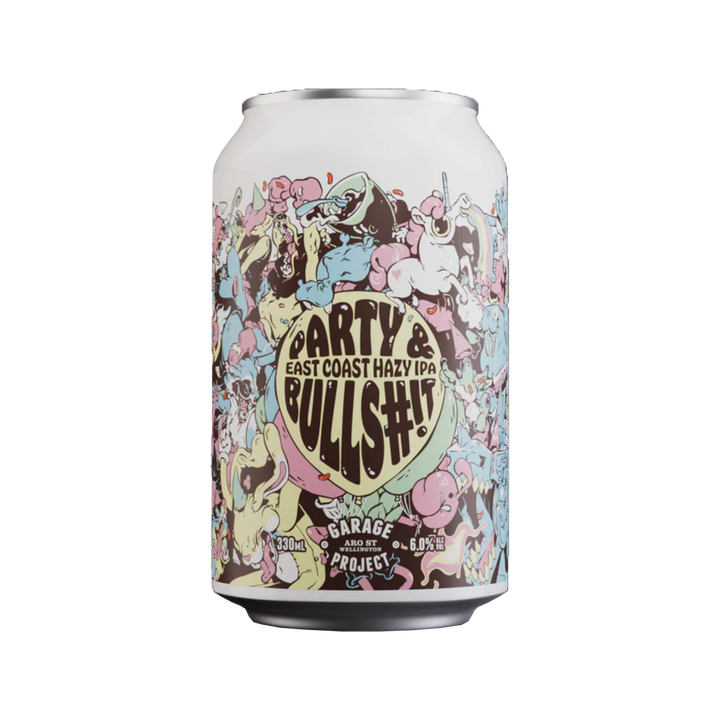 Garage Project - Party & BullS#!t East Coast Hazy IPA 6% 330ml Can