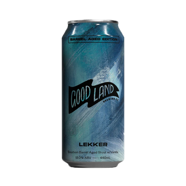 Good Land Brewing Co - Lekker Bourbon Barrel Aged Stout w/ Vanilla 12% 440ml Can