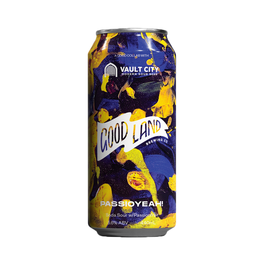 Good Land Brewing Co - Passioyeah! Soda Sour with Passionfruit Sour Ale 5.6% 440ml Can