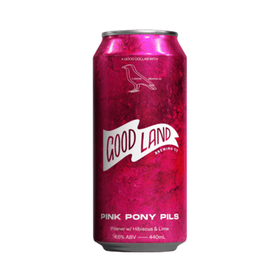 Good Land Brewing Co - Pink Pony Pils Pilsner 4.6% 440ml Can