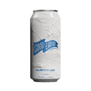 Good Land Brewing Co - Subtitles Cold IPA 7% 440ml Can