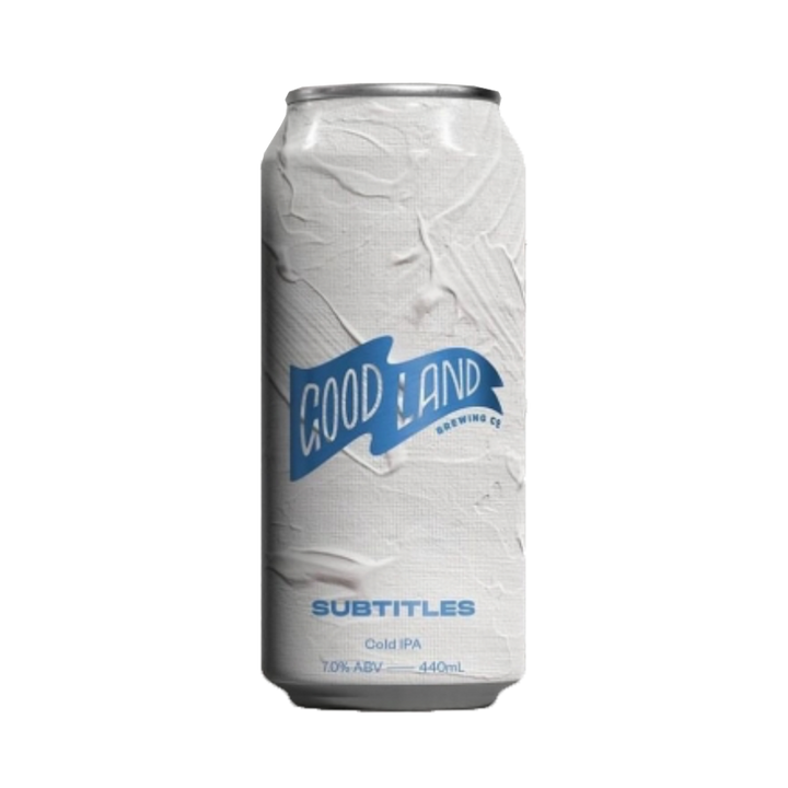 Good Land Brewing Co - Subtitles Cold IPA 7% 440ml Can