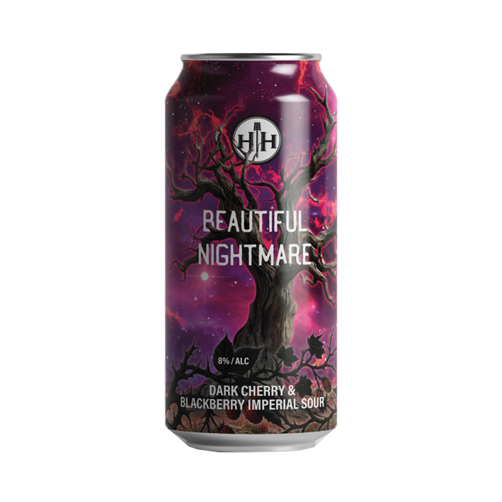 Hargreaves Hill Brewing Co - Beautiful Nightmare Dark Cherry & Blackberry Imperial Sour 8% 440ml Can