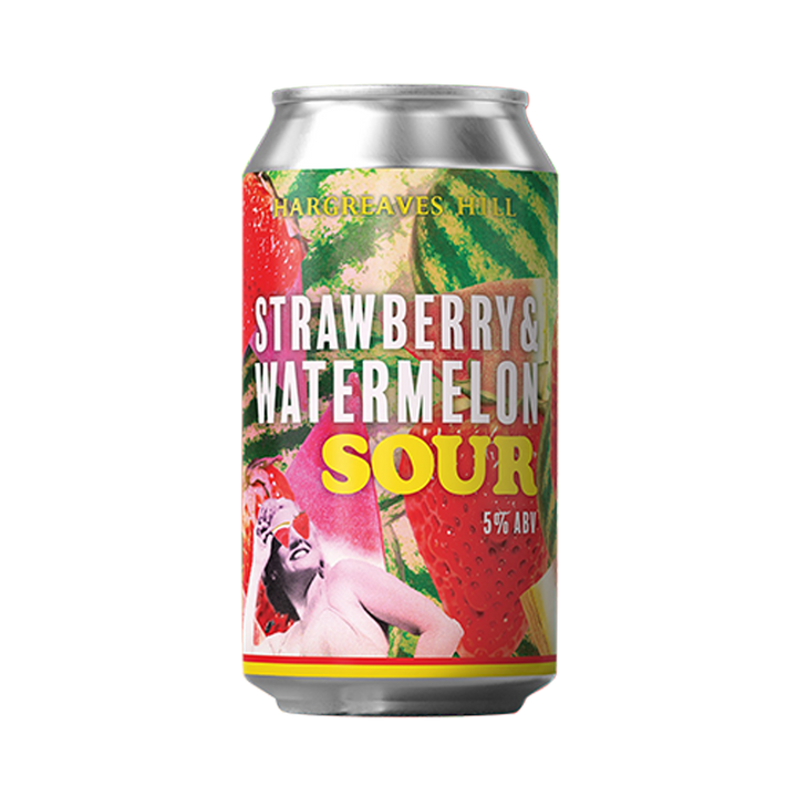 Hargreaves Hill Brewing Co - Strawberry & Watermelon Sour 5% 375ml Can