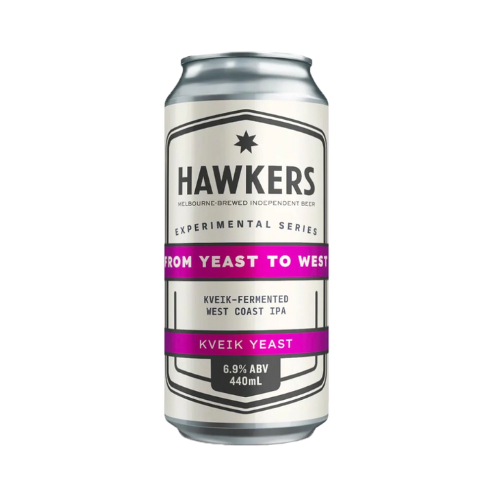 Hawkers - From Yeast to West Kviek West Coast IPA 6.9% 440ml Can