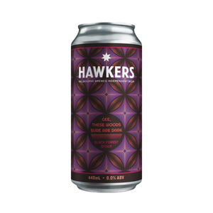 Hawkers - Gee, These Woods Sure Are Dark Black Forest Stout 8% 440ml Can