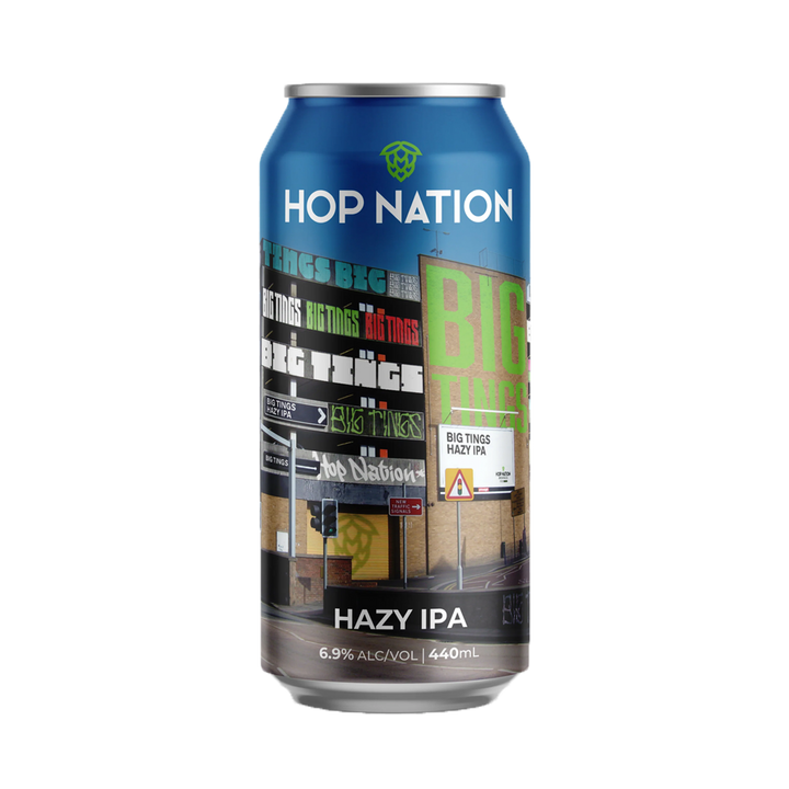 Hop Nation Brewing Co - Big Tings Hazy IPA 6.9% 440ml Can
