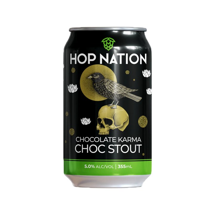 Hop Nation Brewing Co - Karma  Chocolate Stout 5% 355ml Can