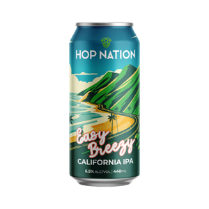 Hop Nation Brewing Co - Easy Breezy California IPA 6.5% 440ml Can