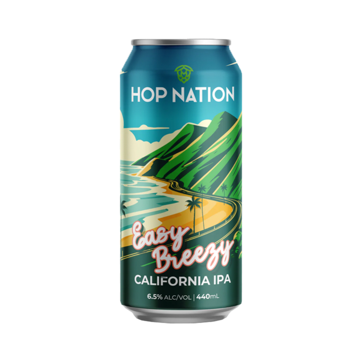 Hop Nation Brewing Co - Easy Breezy California IPA 6.5% 440ml Can