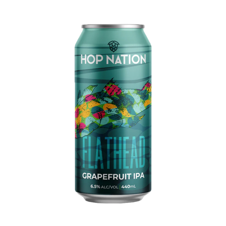 Hop Nation Brewing Co - Flathead Grapefruit IPA 6.5% 440ml Can