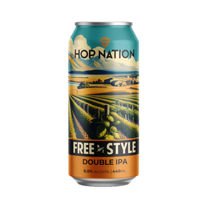 Hop Nation Brewing Co - Free Style Double IPA 8% 440ml Can